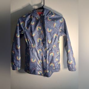 Cat & Jack Mini Polkadot Rainbow Print Raincoat